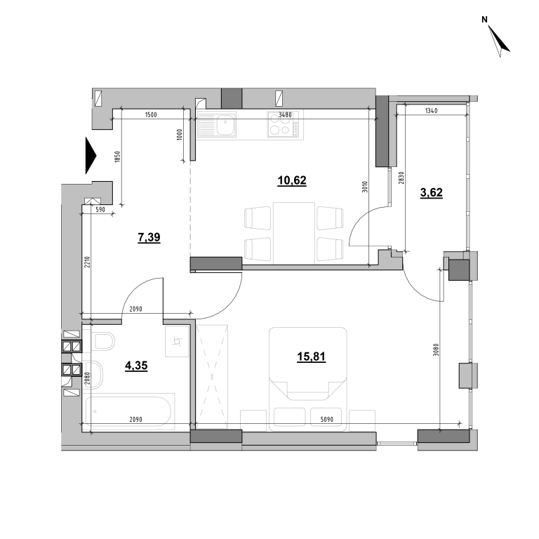 Apartment layout