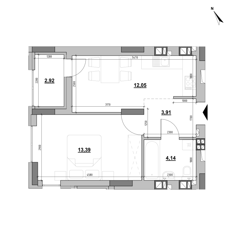 Apartment layout