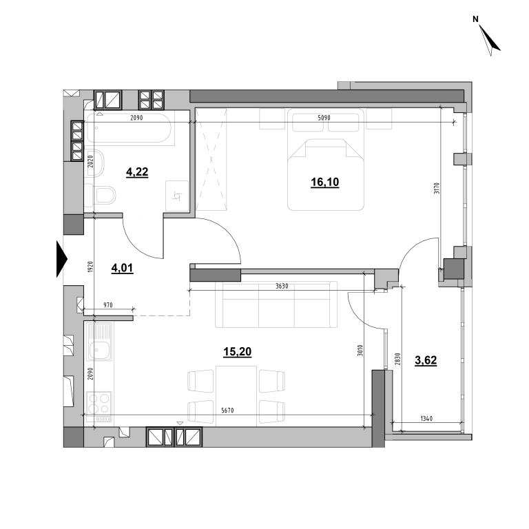 Apartment layout