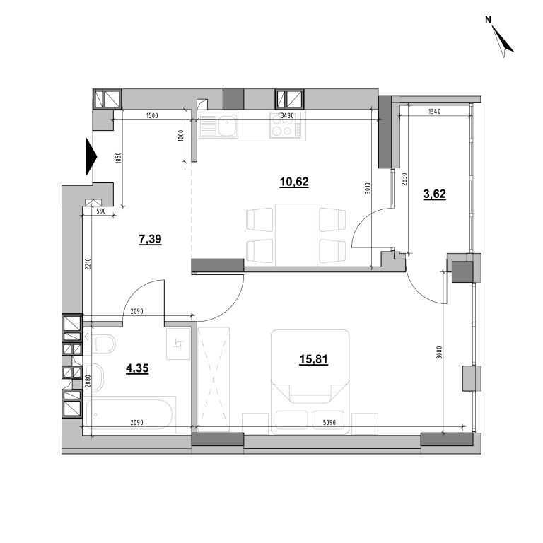 Apartment layout