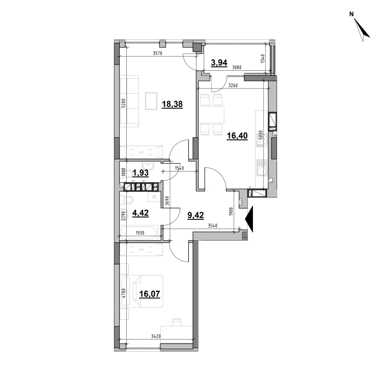 Apartment layout