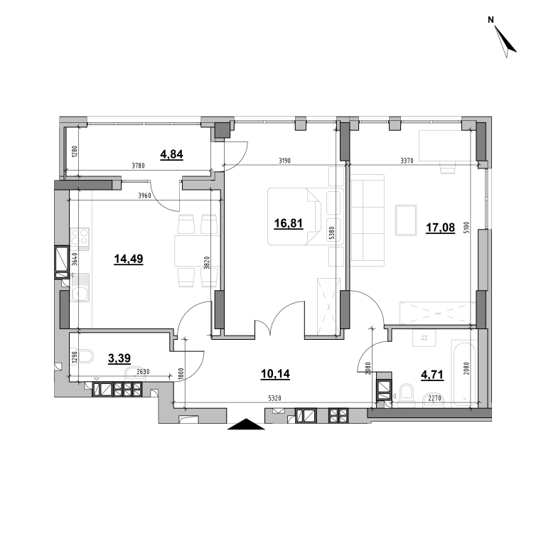 Apartment layout