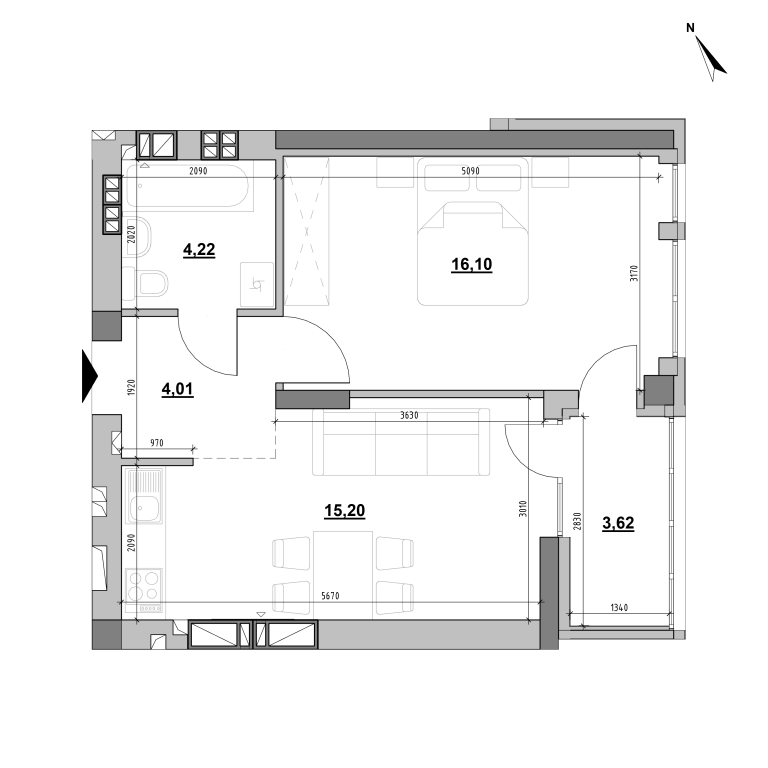 Apartment layout