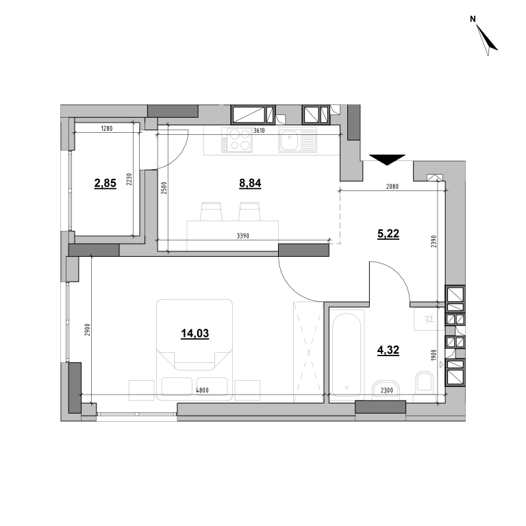 Apartment layout