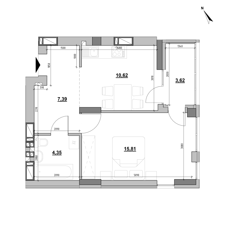 Apartment layout