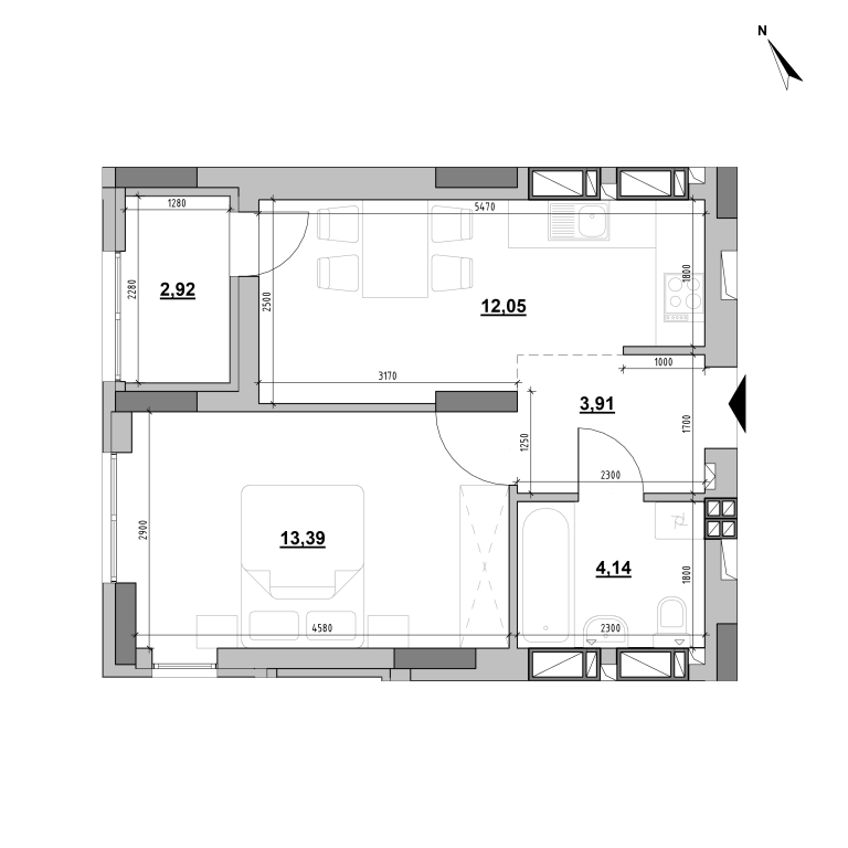 Apartment layout